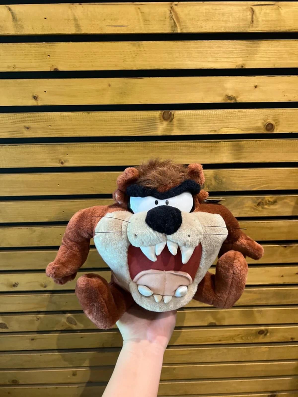 Vintage 1997 Looney Tunes Taz Electronic Plush Toy