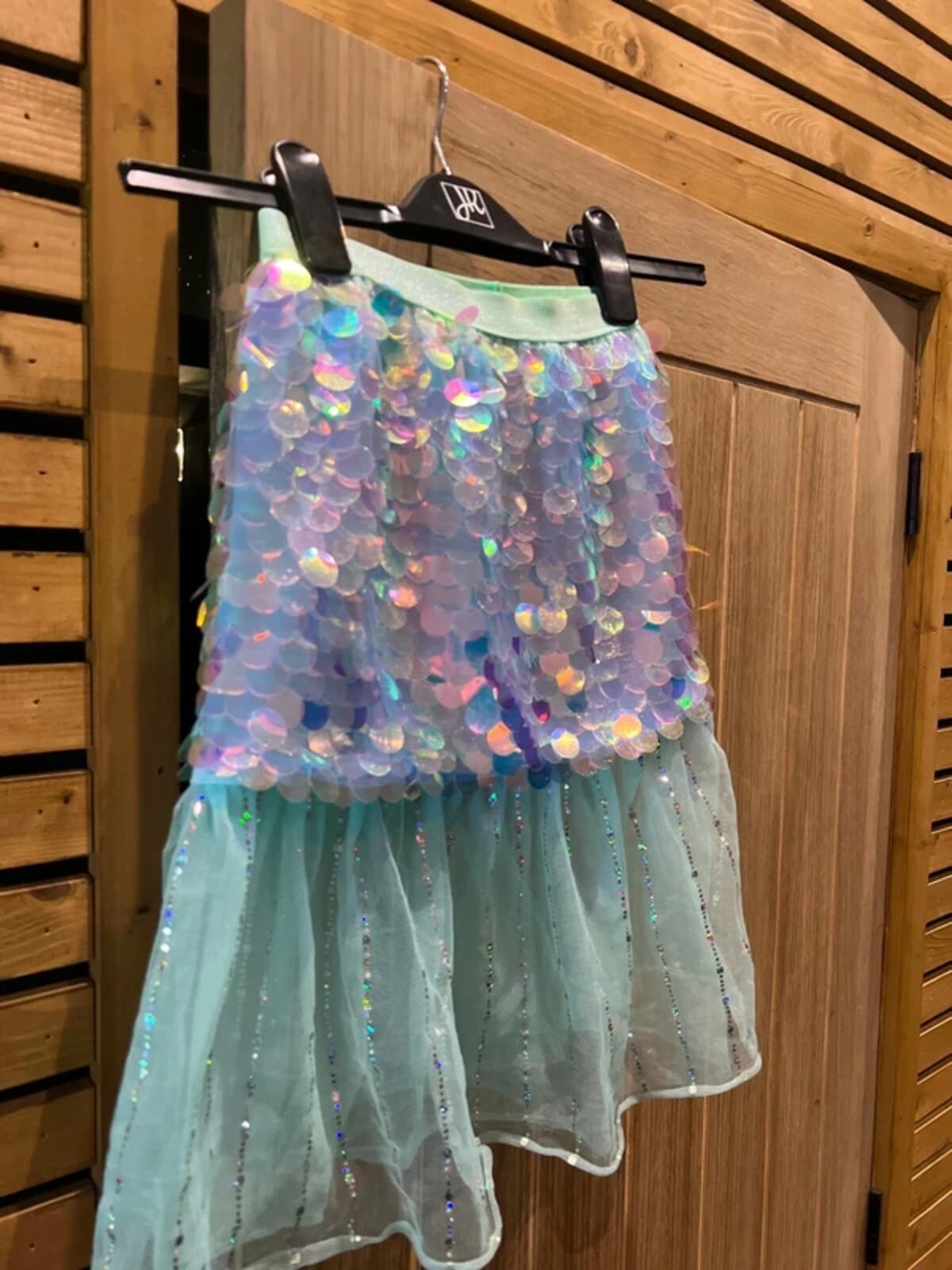 Claire’s Mermaid Fancy Dress Skirt OS