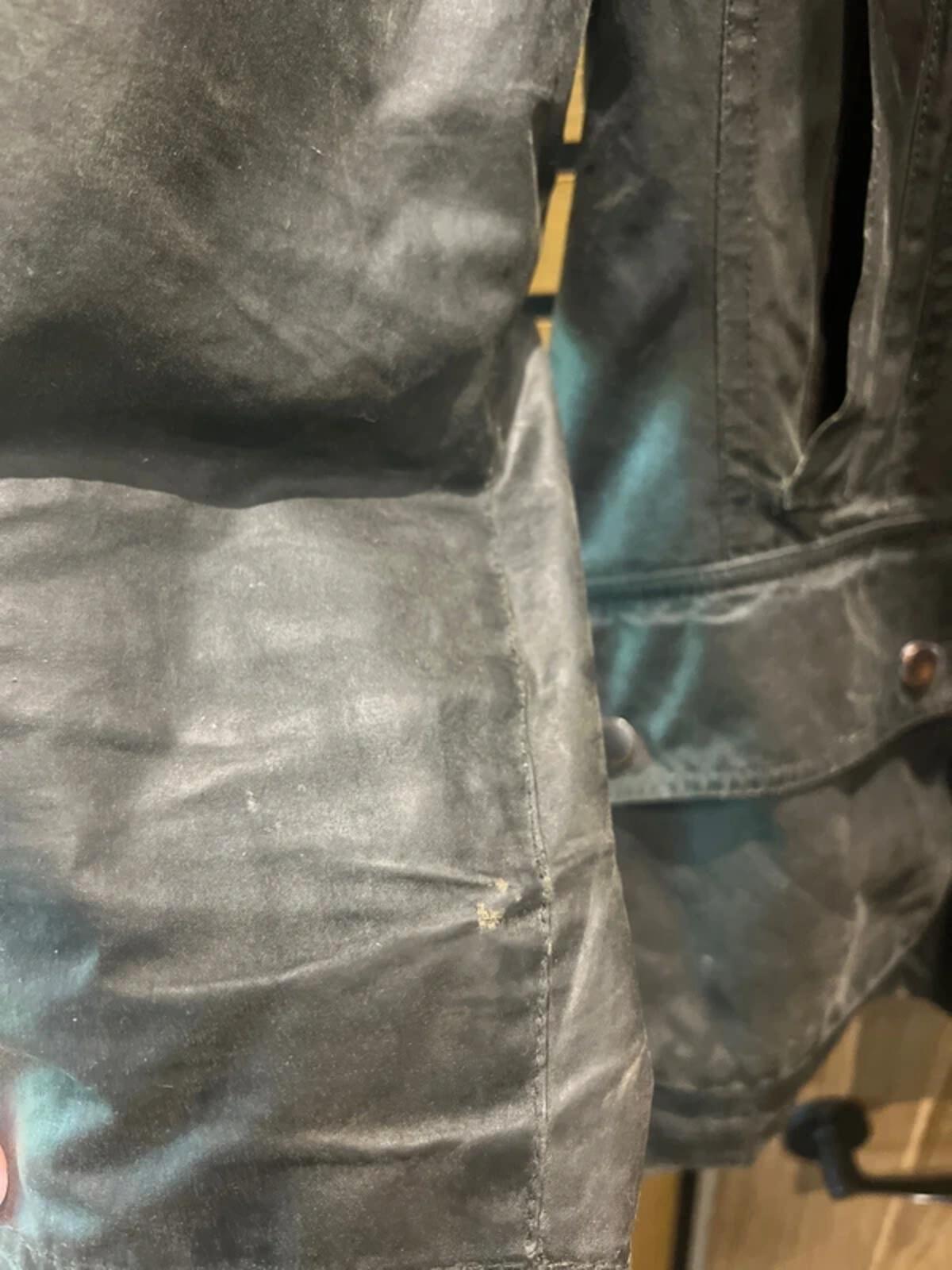 Barbour Beadnell Olive Green Wax Jacket 8