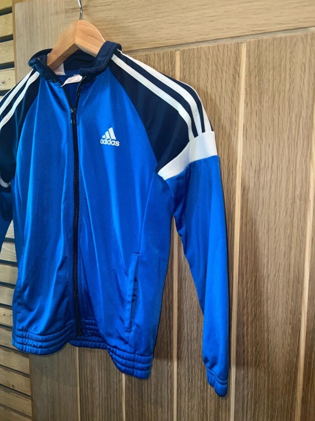 Adidas Vintage 2016 Blue Tracksuit Jacket 9-10Y