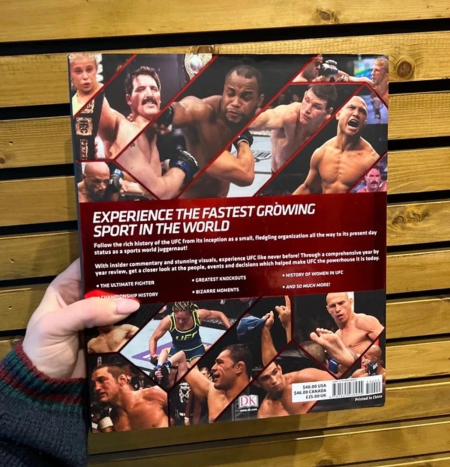 UFC A Visual History MMA Fighting Hardback Book