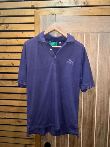 Vintage 1980’s PUMA Purple Polo Shirt L