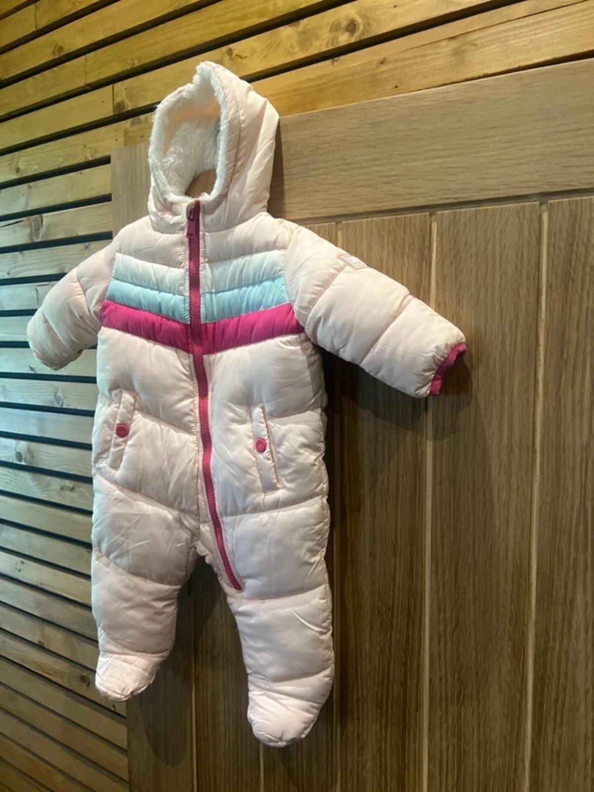 DKNY Jeans Baby Pink Pramsuit 3-6m
