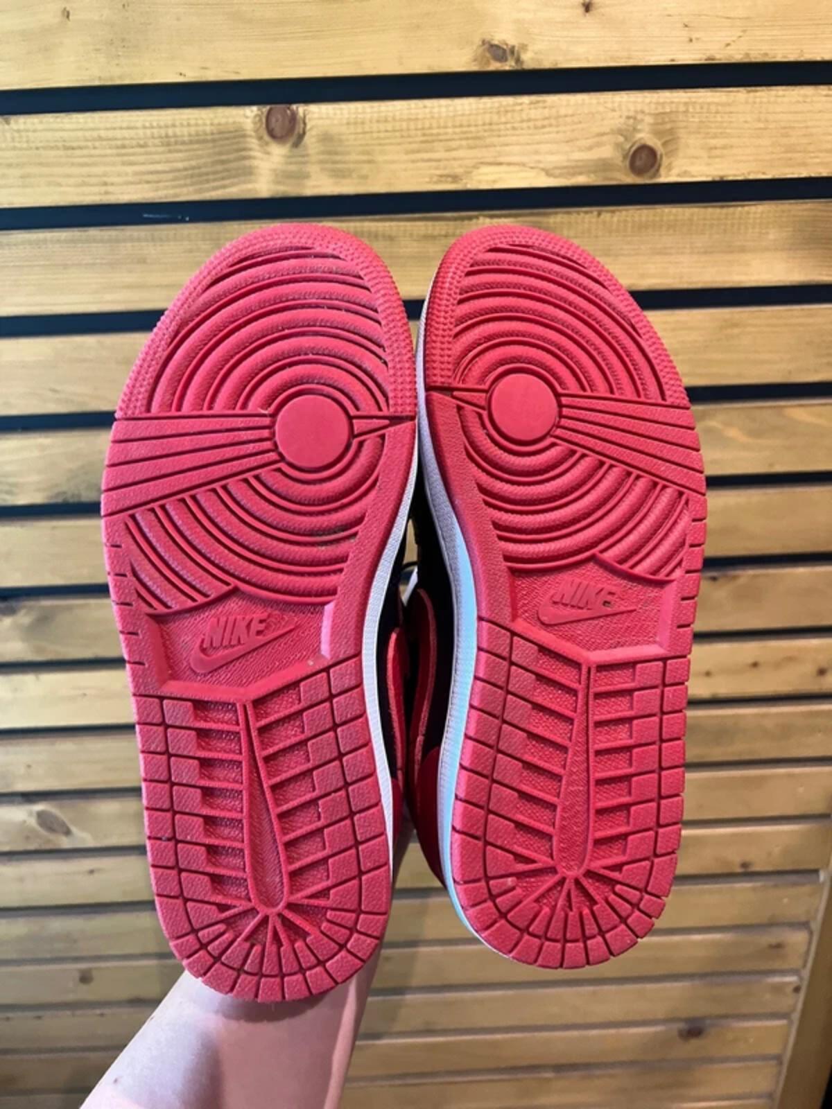 Nike Air Jordan Mid Banned Red Trainers UK4.5