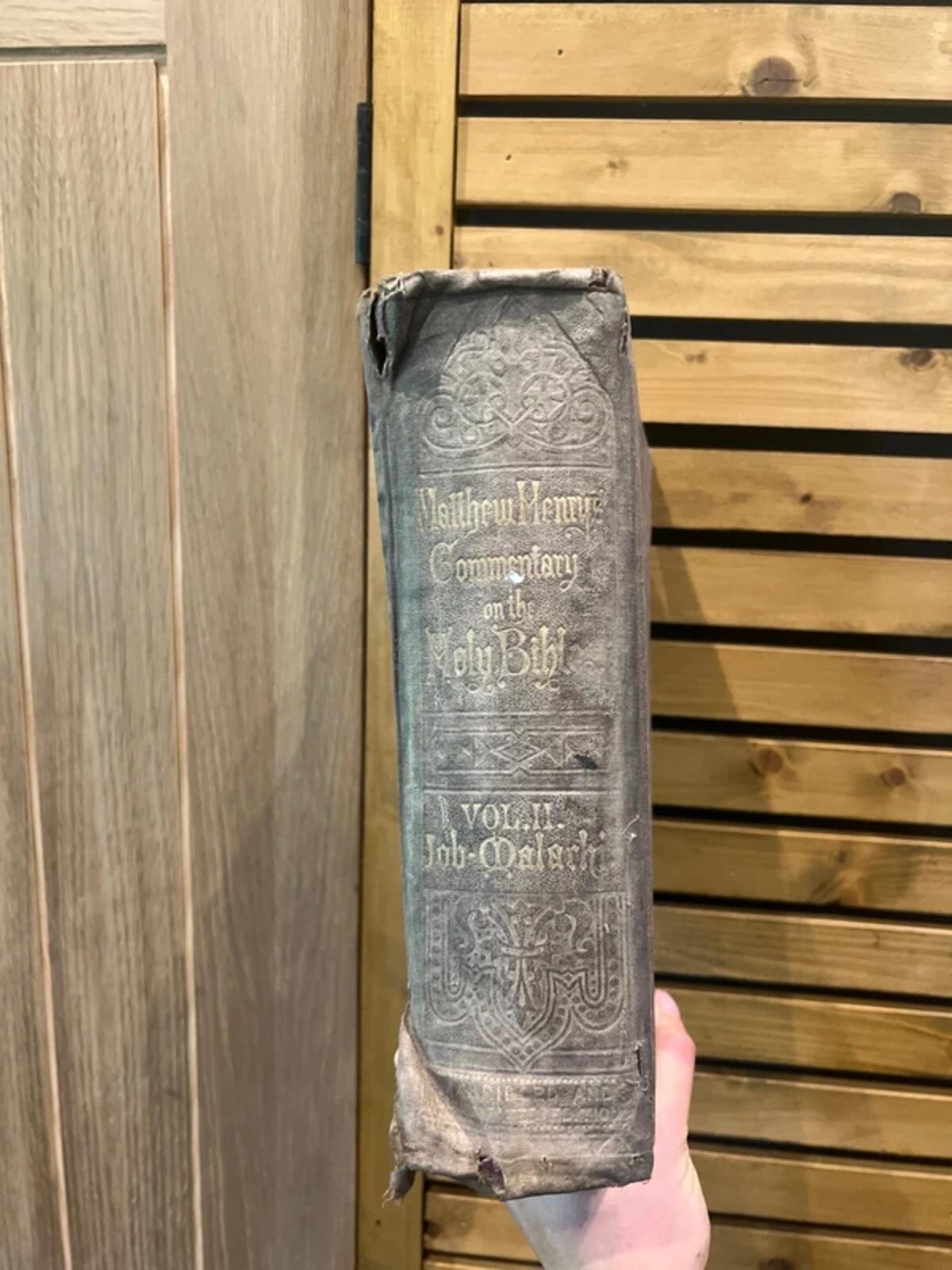 Antique 1800’s Matthew Henry's Commentary on the Holy Bible