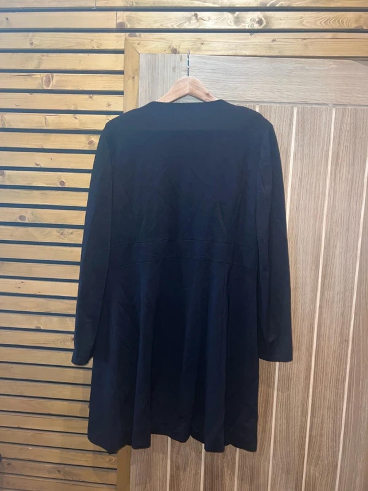 Ariana Black Long Blazer Jacket 12-14