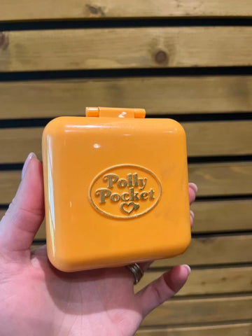 Polly Pocket Vintage 1989 Orange Townhouse Compact Playset