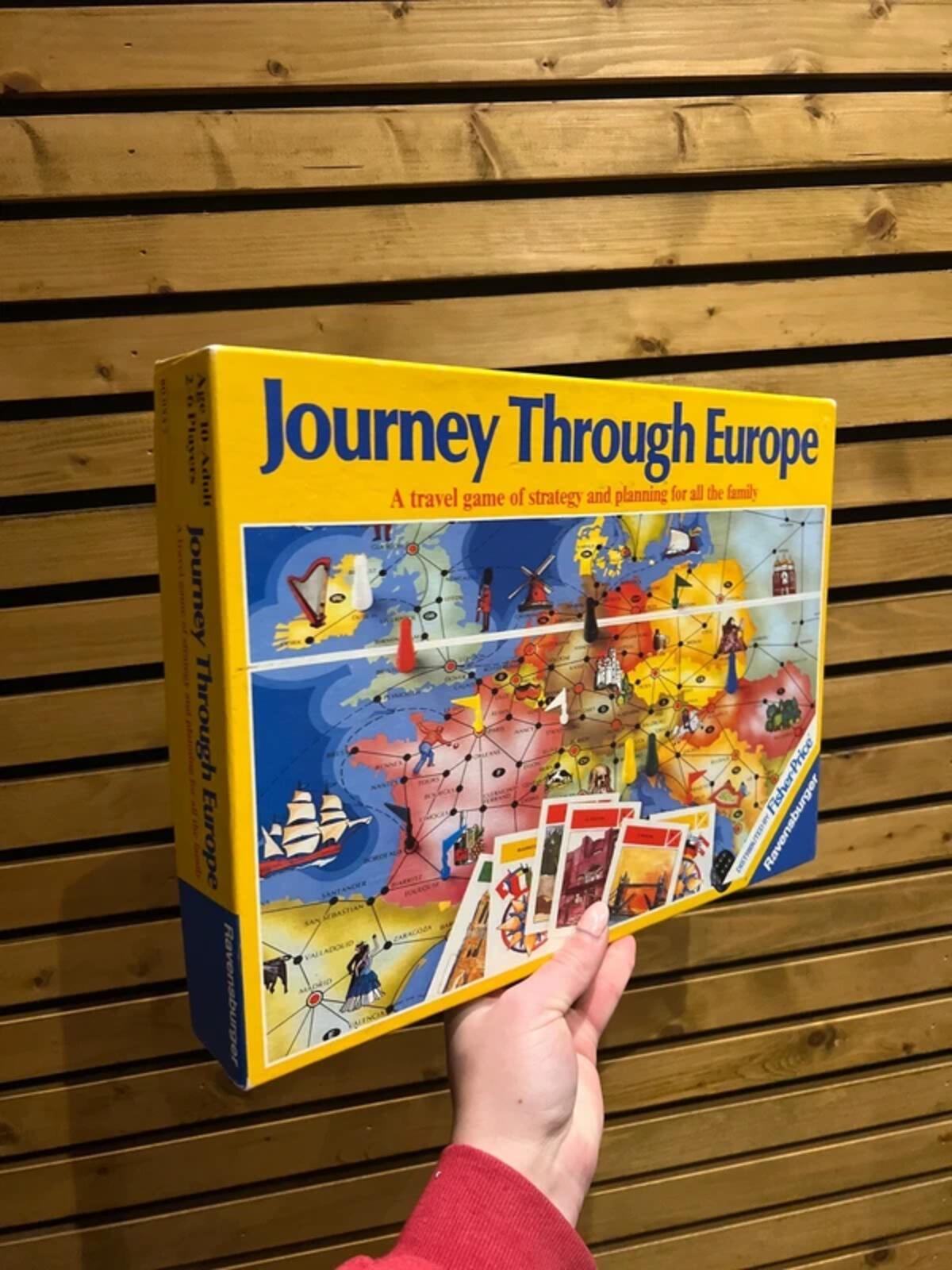 Journey Through Europe Vintage 1982 Board Game