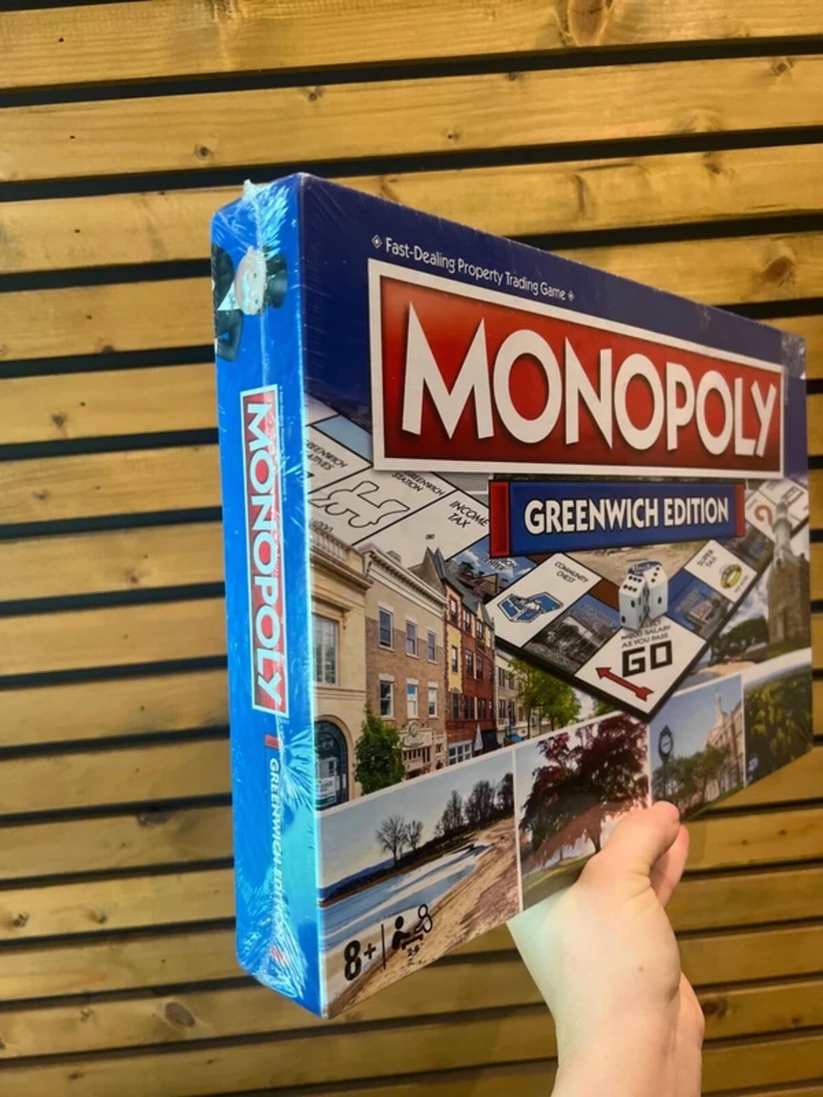Monopoly Greenwich USA Connecticut Board Game NEW