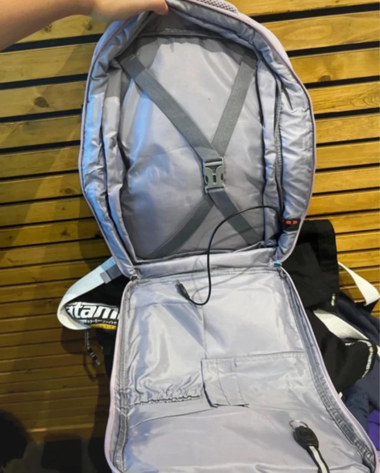 Fioretto Lilac Expandable Travel Backpack NEW