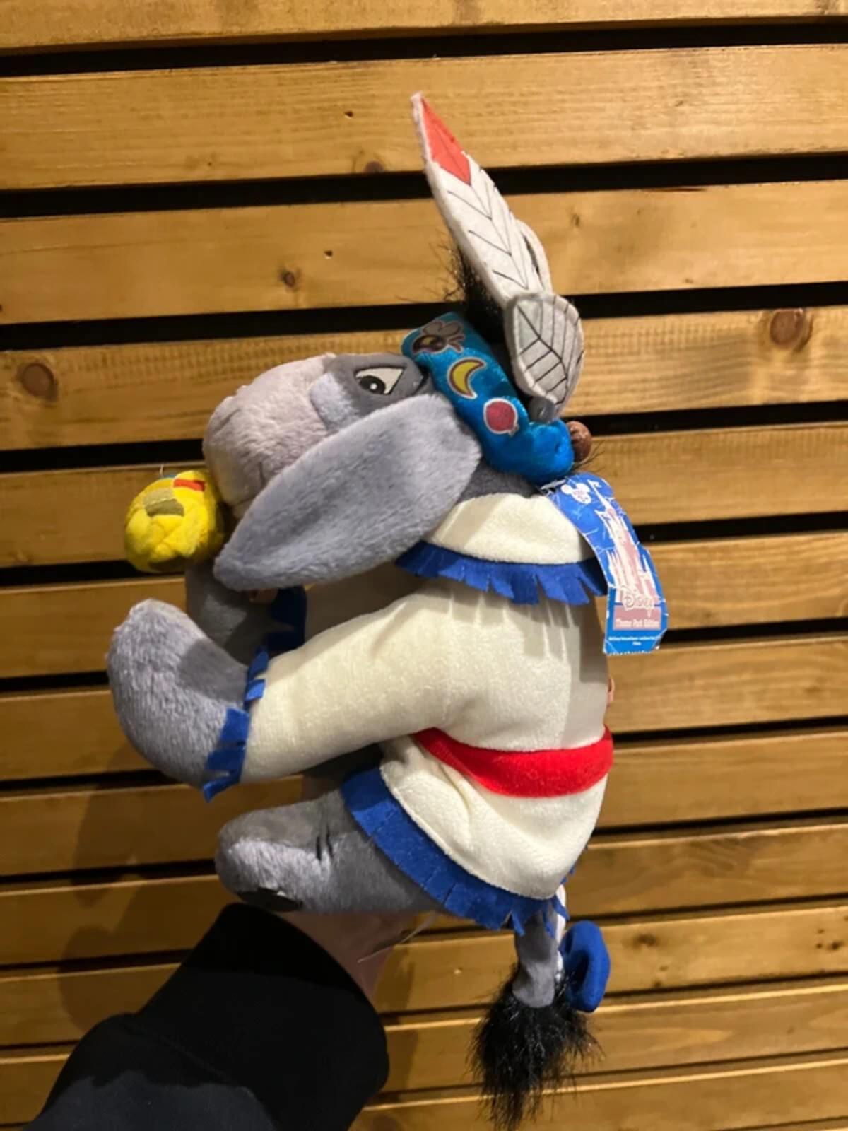 Vintage 2003 Disney Eeyore Beanie Toy & Book Bundle