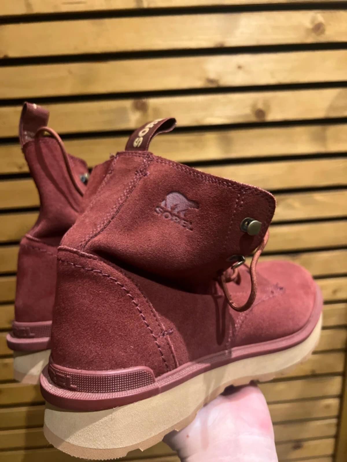 Sorel Burgundy Hi-Line Boots UK6