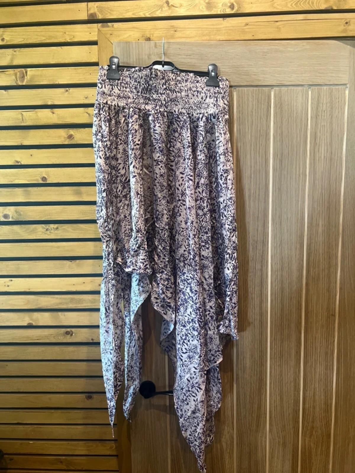 Redemption Italian Silk Asymmetric Skirt M
