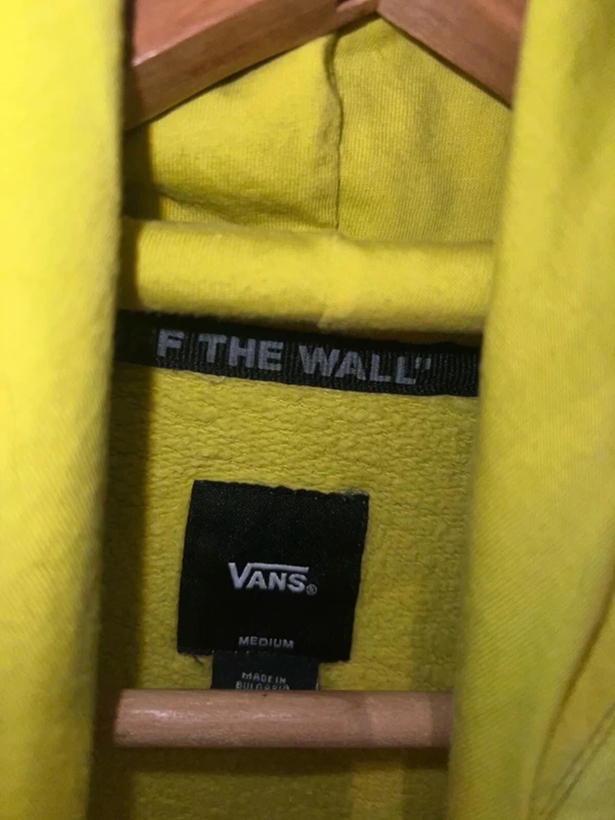 Vans Lime Green Logo Hoodie M