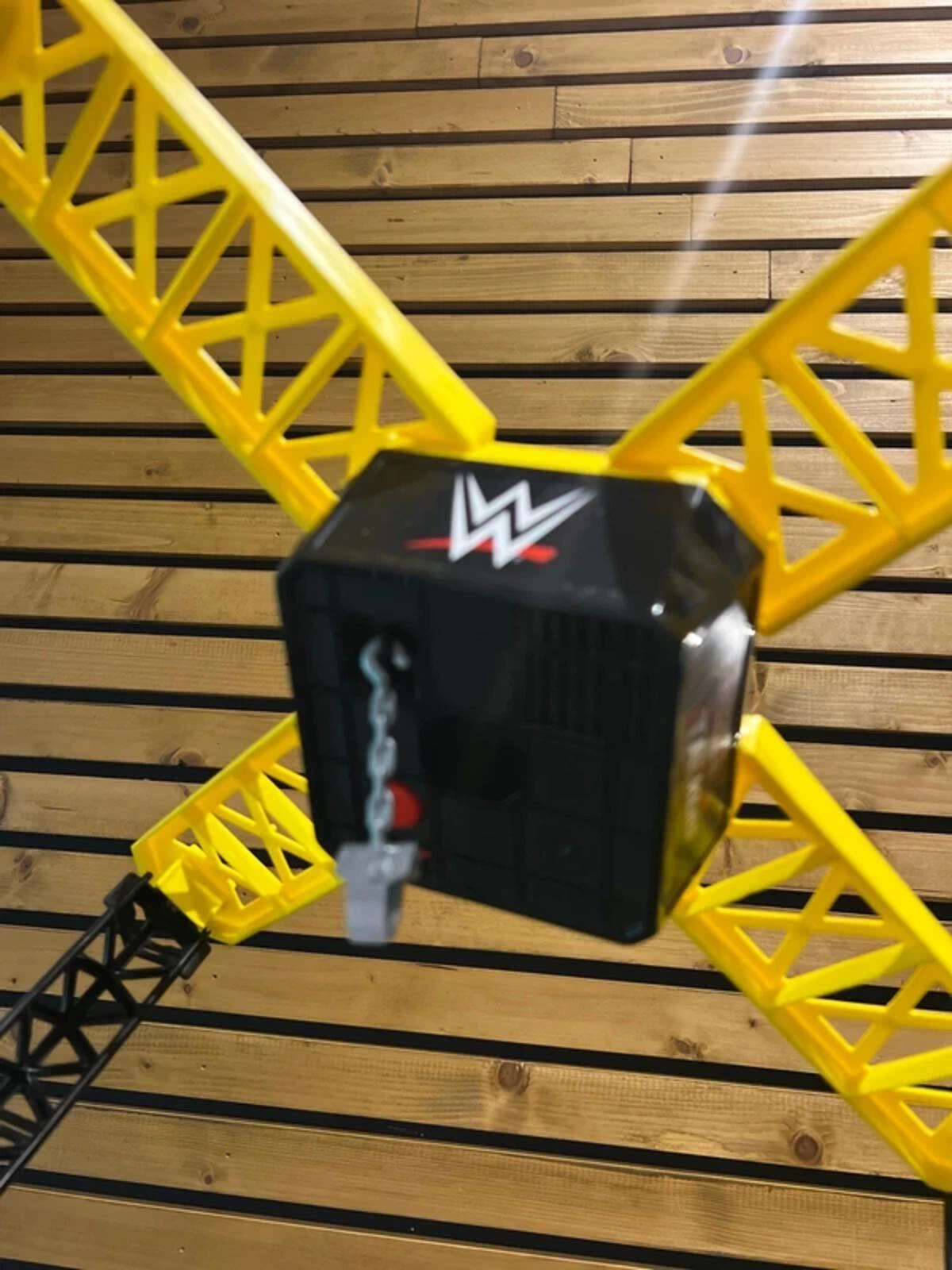 WWE Tough Talkers Take Down Wrestling Cage Ring 2014 Electronic Toy