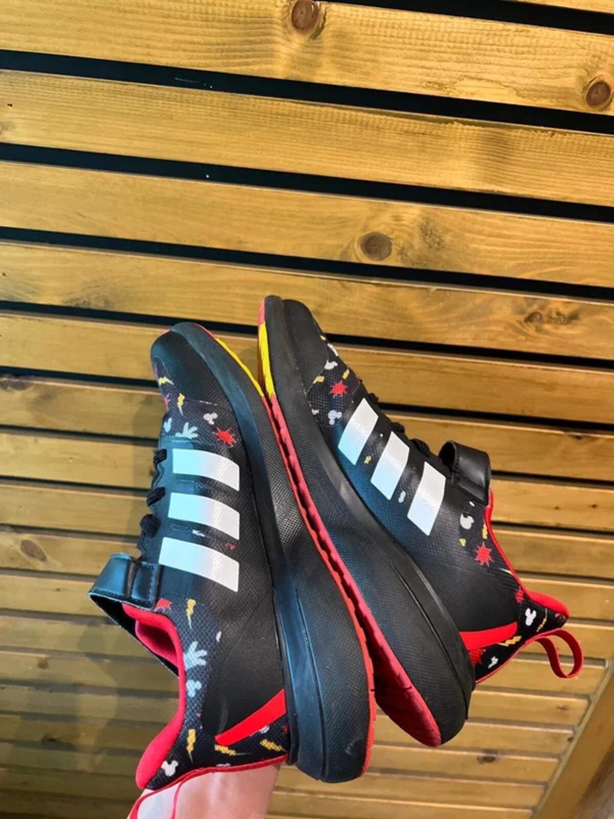 Adidas x Disney FortaRun Black Trainers UK5