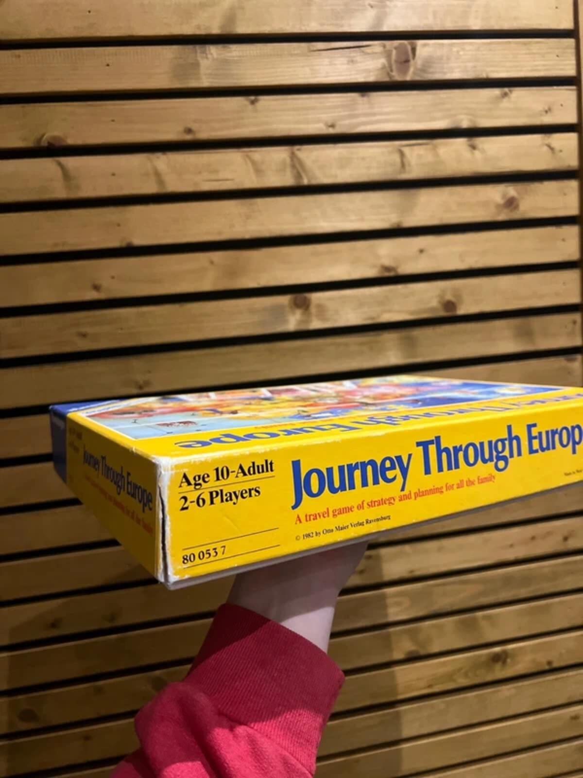 Journey Through Europe Vintage 1982 Board Game