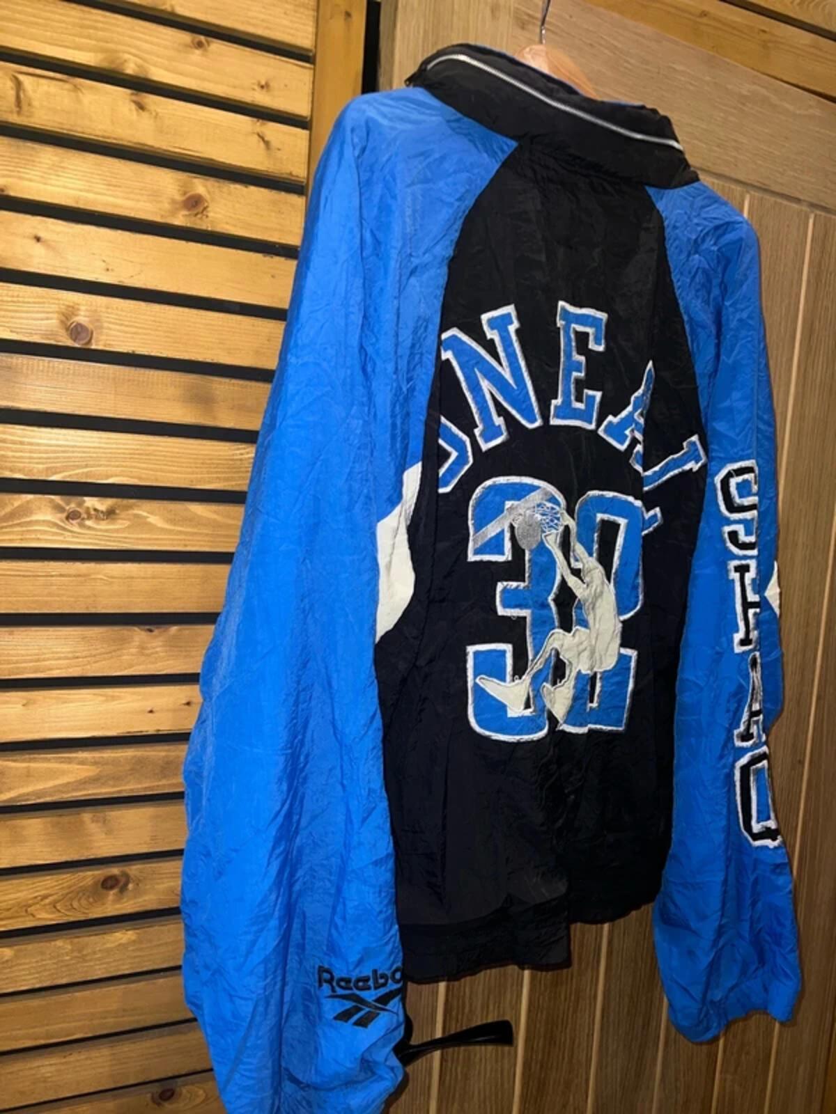 Vintage 1996 NBA Reebok Shaq O’Neal Orlando Magic #32 Shell Track Jacket