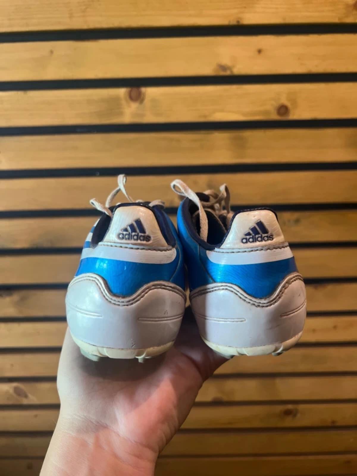 Vintage 2010 Adidas F50 Blue Football Boots UK3