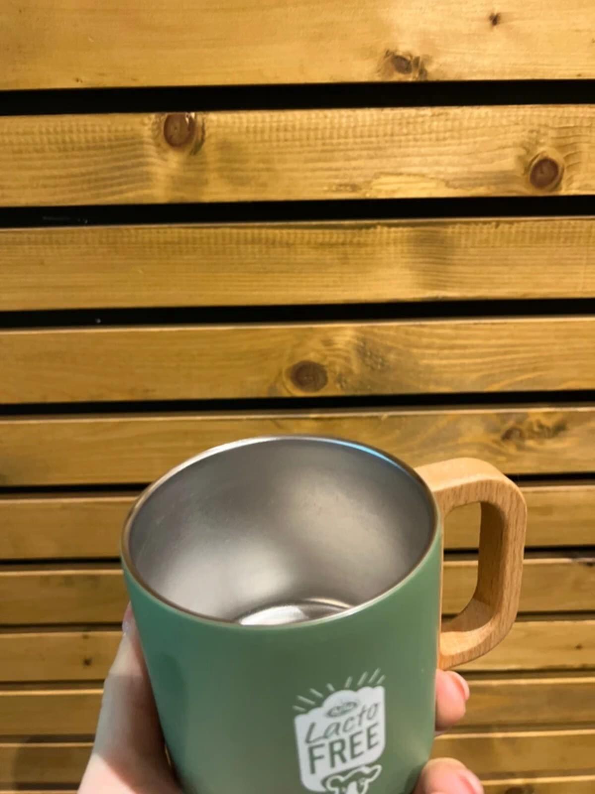 Arla Lacto Free Green Stainless Steel Mug 360ml