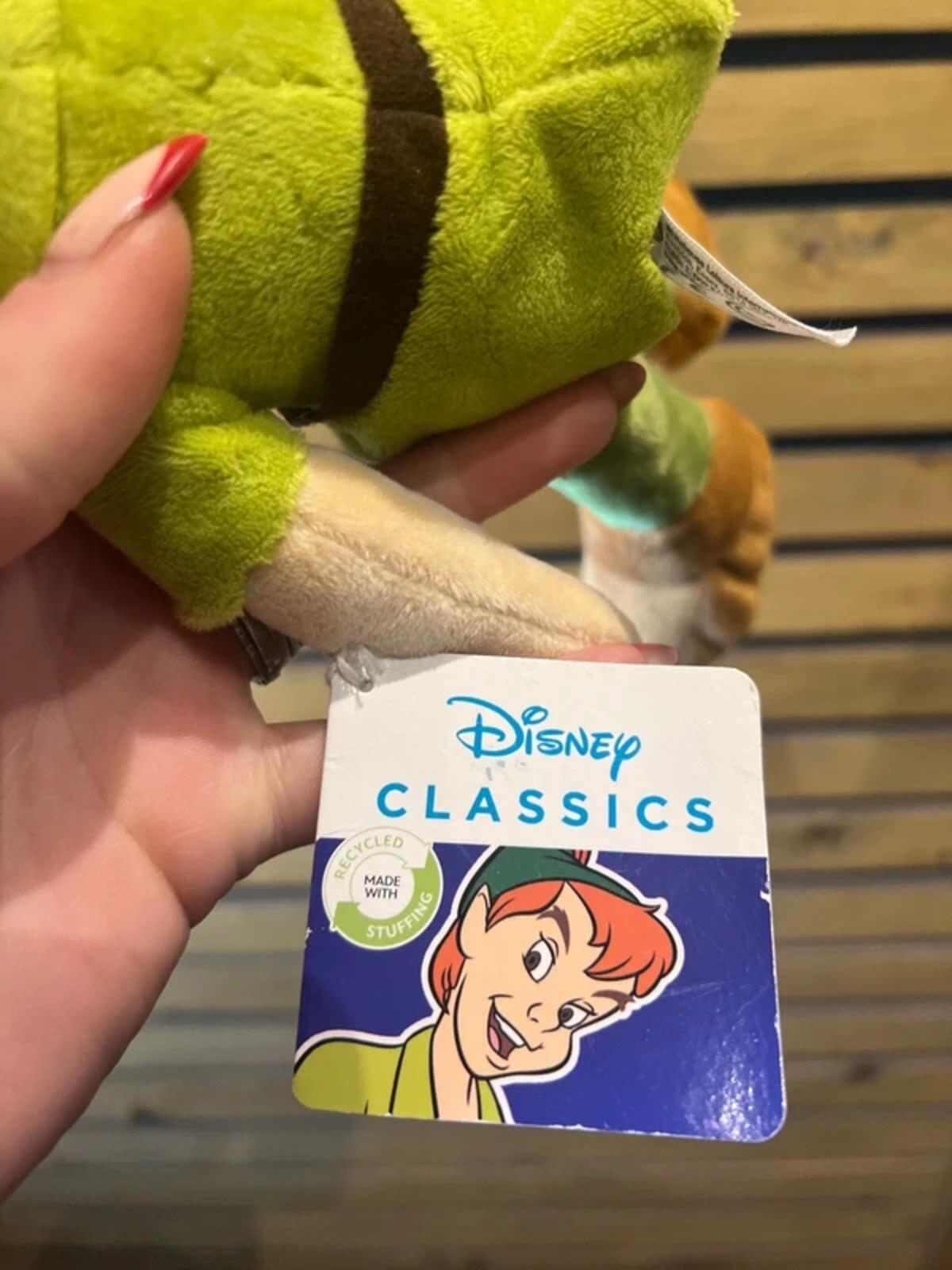 Disney Classics Peter Pan Plush Beanie Toy NEW