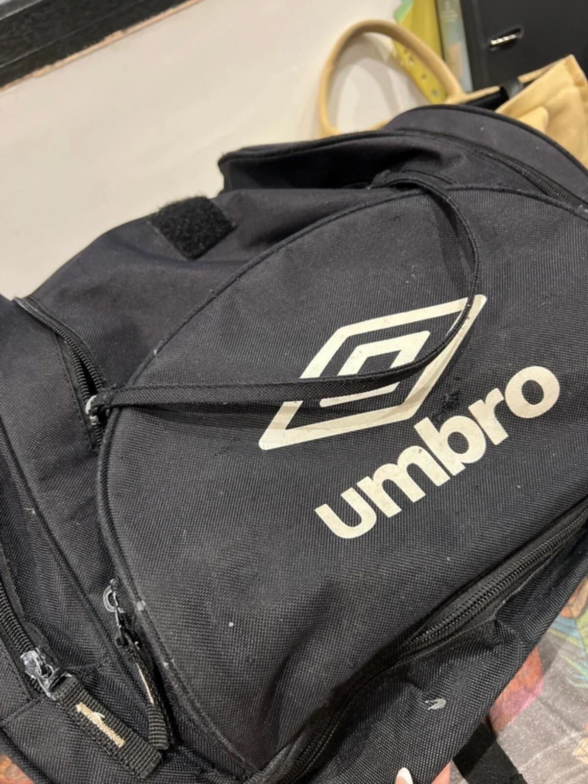 Vintage 1990's Umbro Black Rucksack