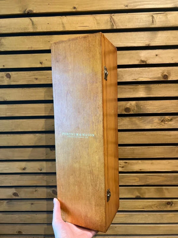 Vintage Fortnum & Mason Large Wooden Champagne/Wine Bottle Storage