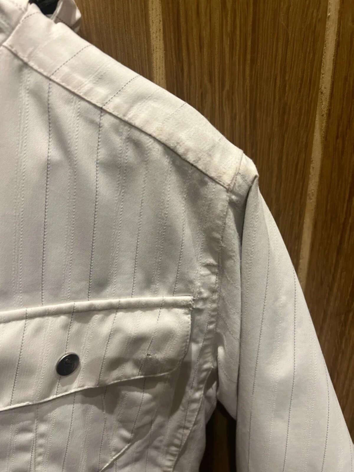 Surfanic Vintage White Striped Ski/Snowboard Jacket