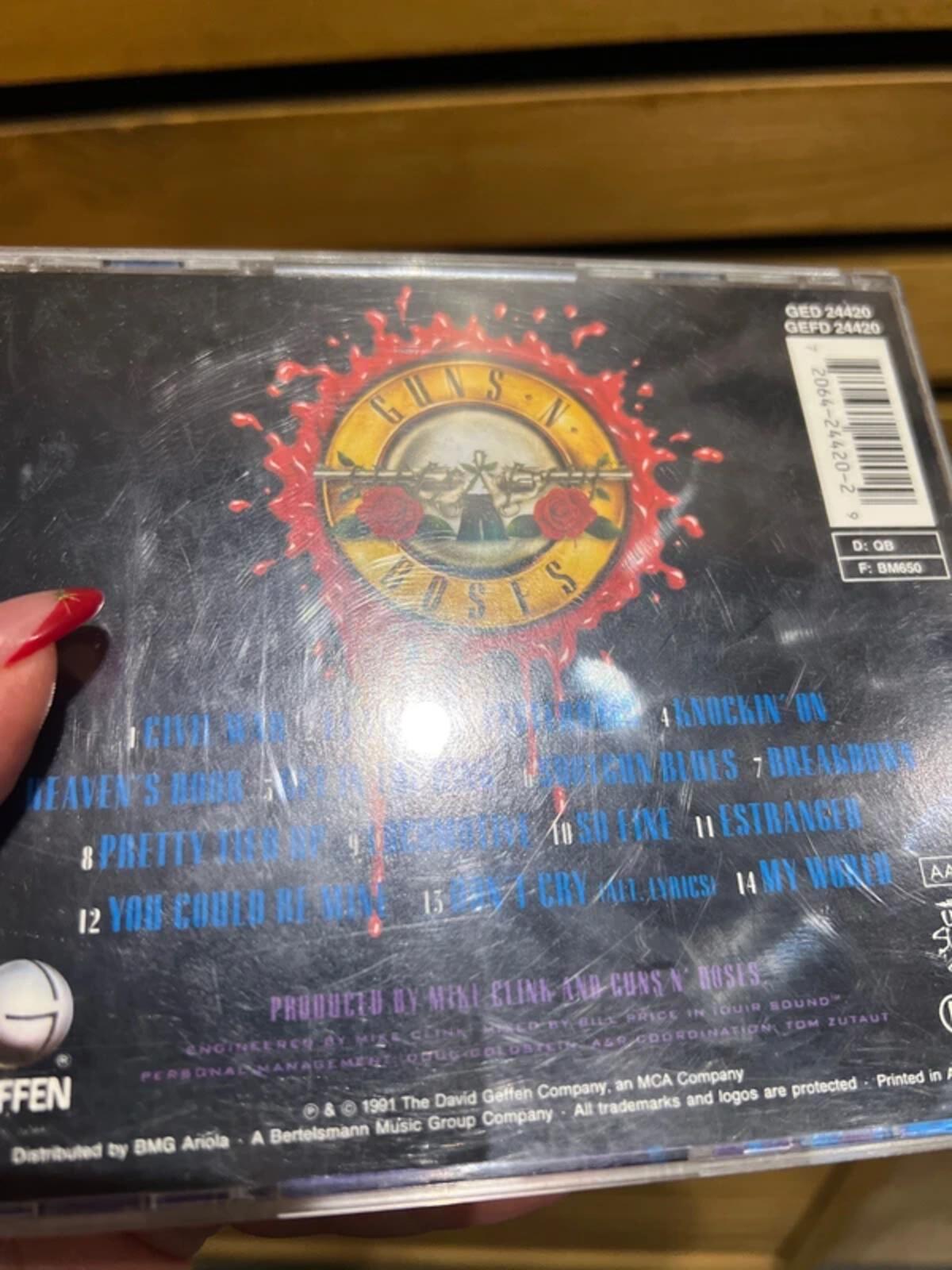 Vintage 1991 Guns N’ Roses Use Your Illusion II Second CD