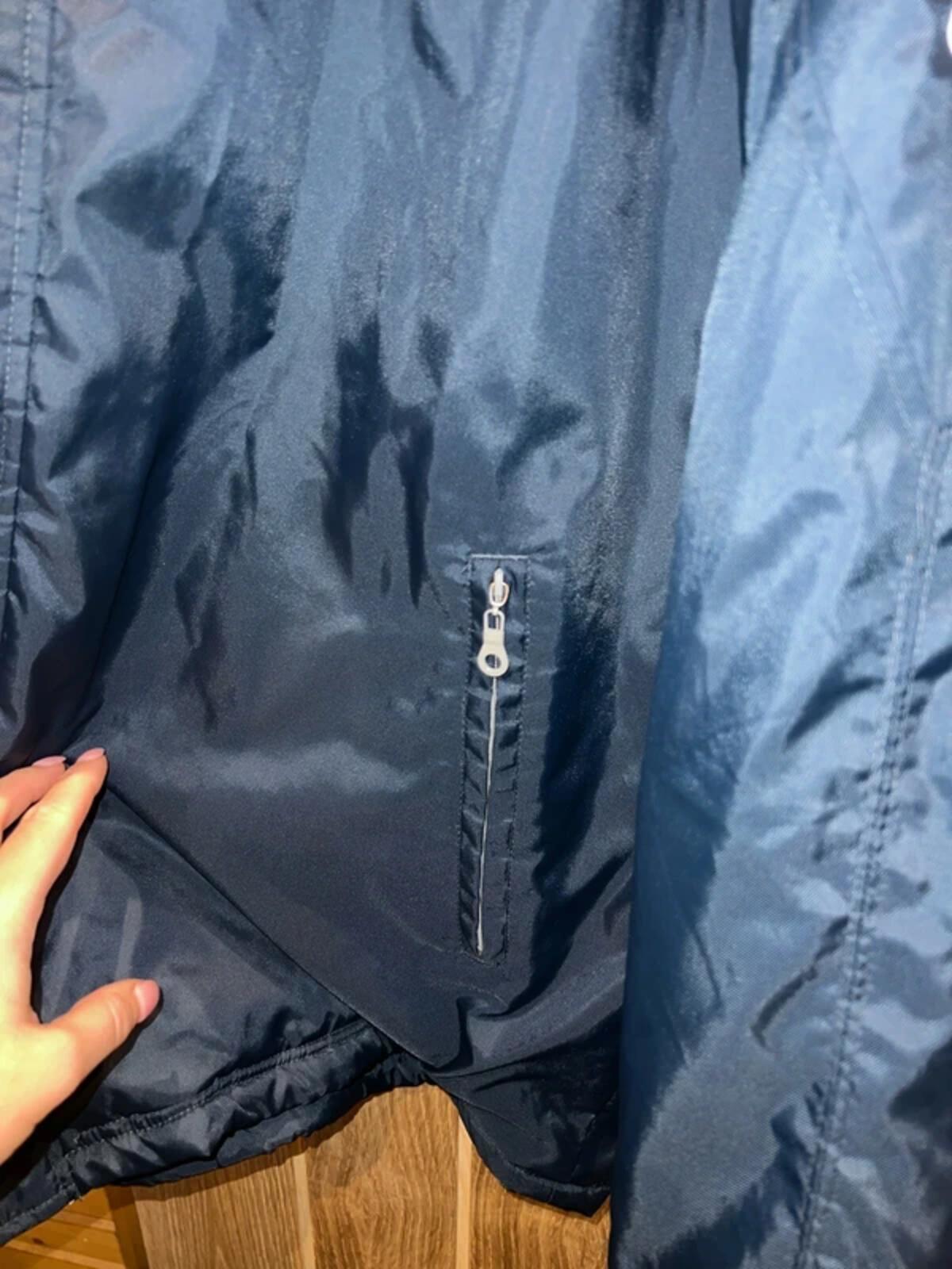 Vintage 1990's Champion Navy Long Sports Jacket XL