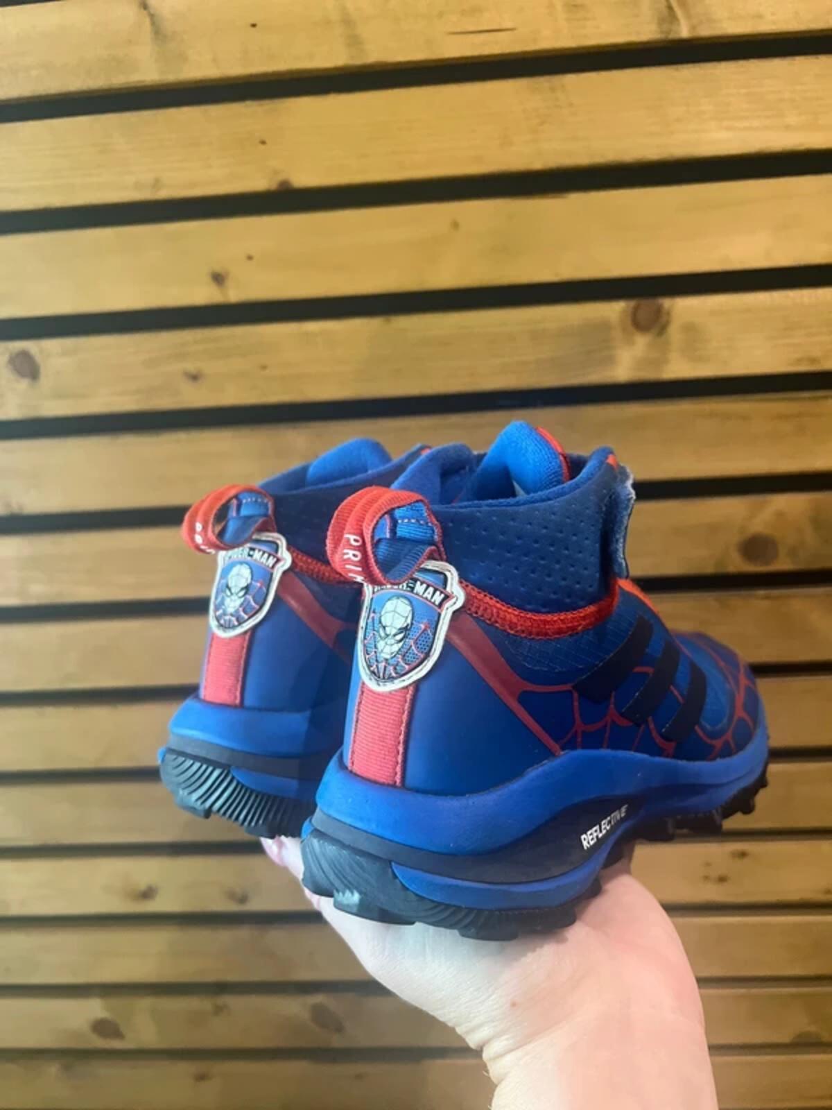 Adidas Marvel Spiderman Fortarun Mid Trainers UK1.5