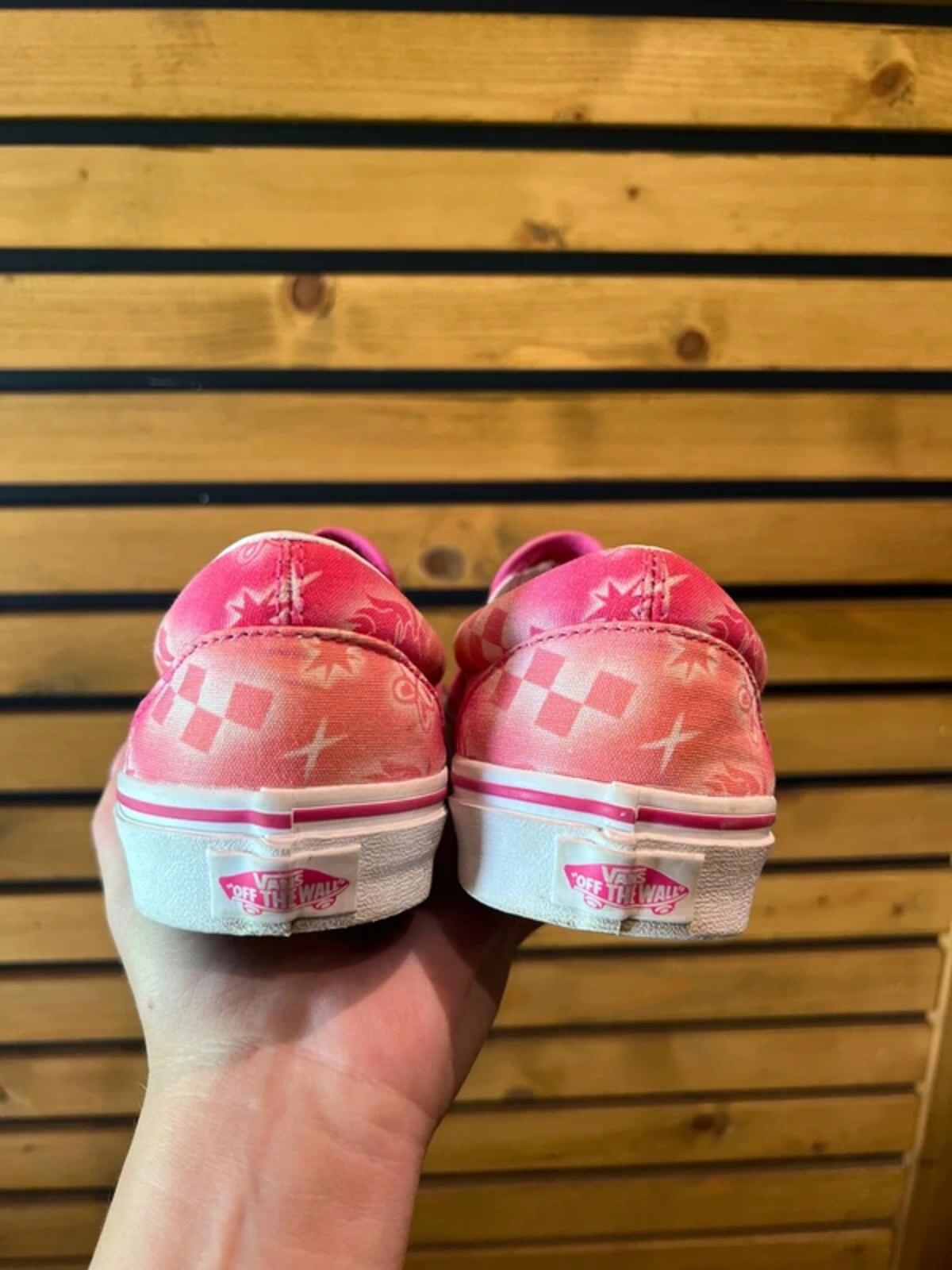 Vans Classic Pink Unicorn Canvas Trainers UK7