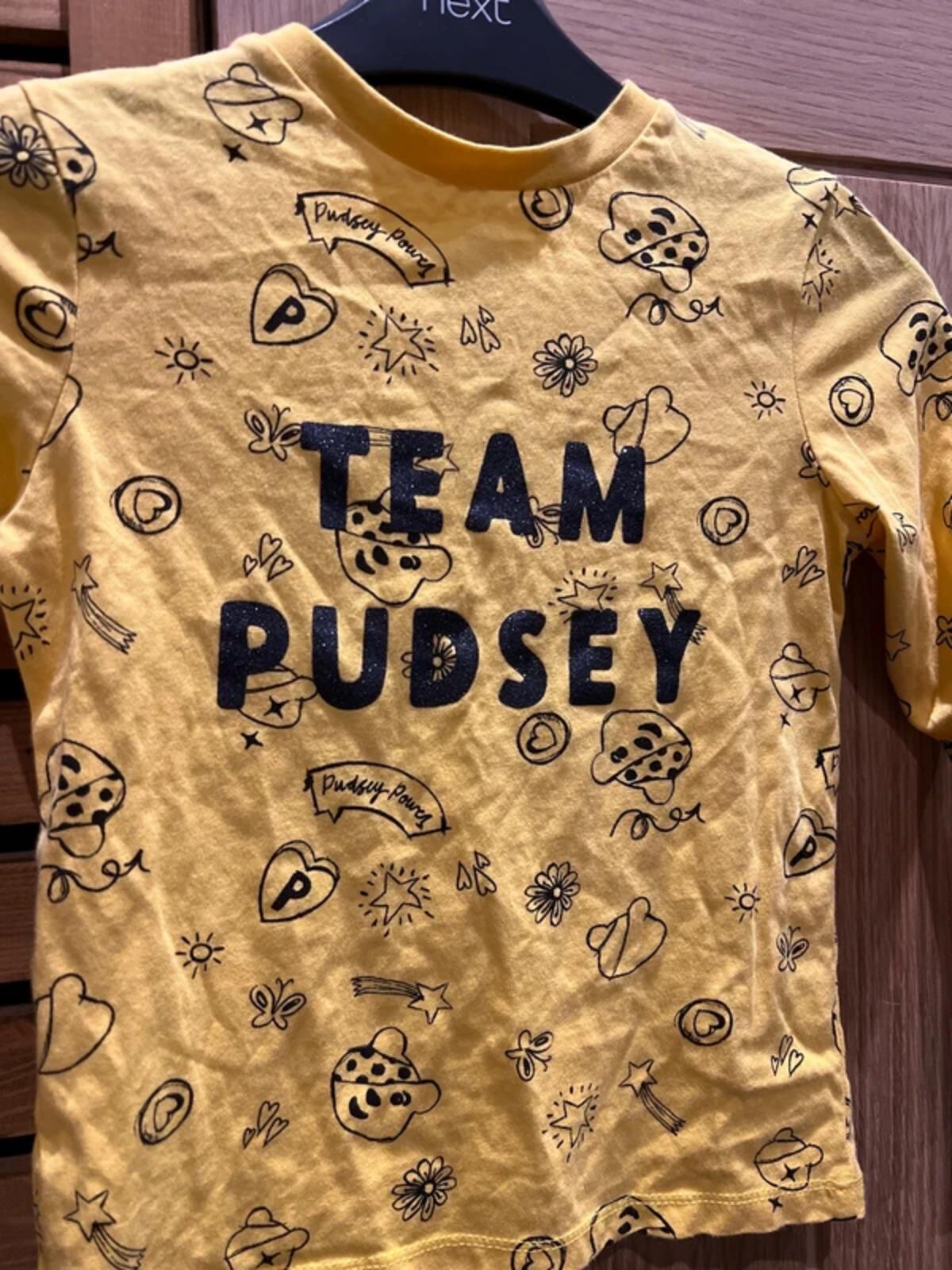 Team Pudsey Children In Need Long Sleeve T-Shirt 4-5Y