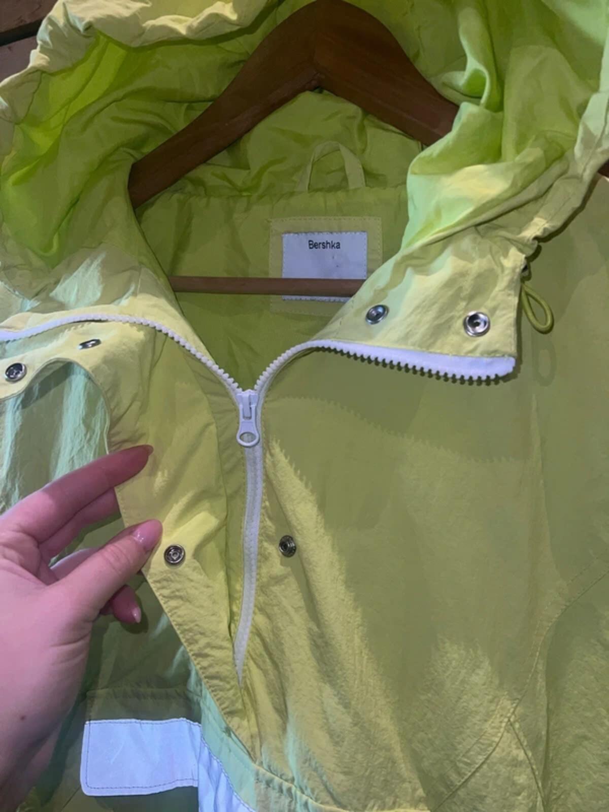Berksha Hi Vis Waterproof Half Zip Yellow Jacket M