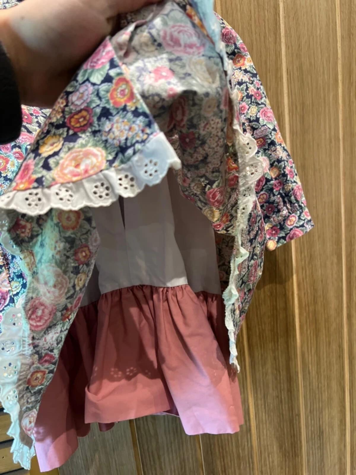 Ninalisa Vintage Floral Pink Dress 3-4Y