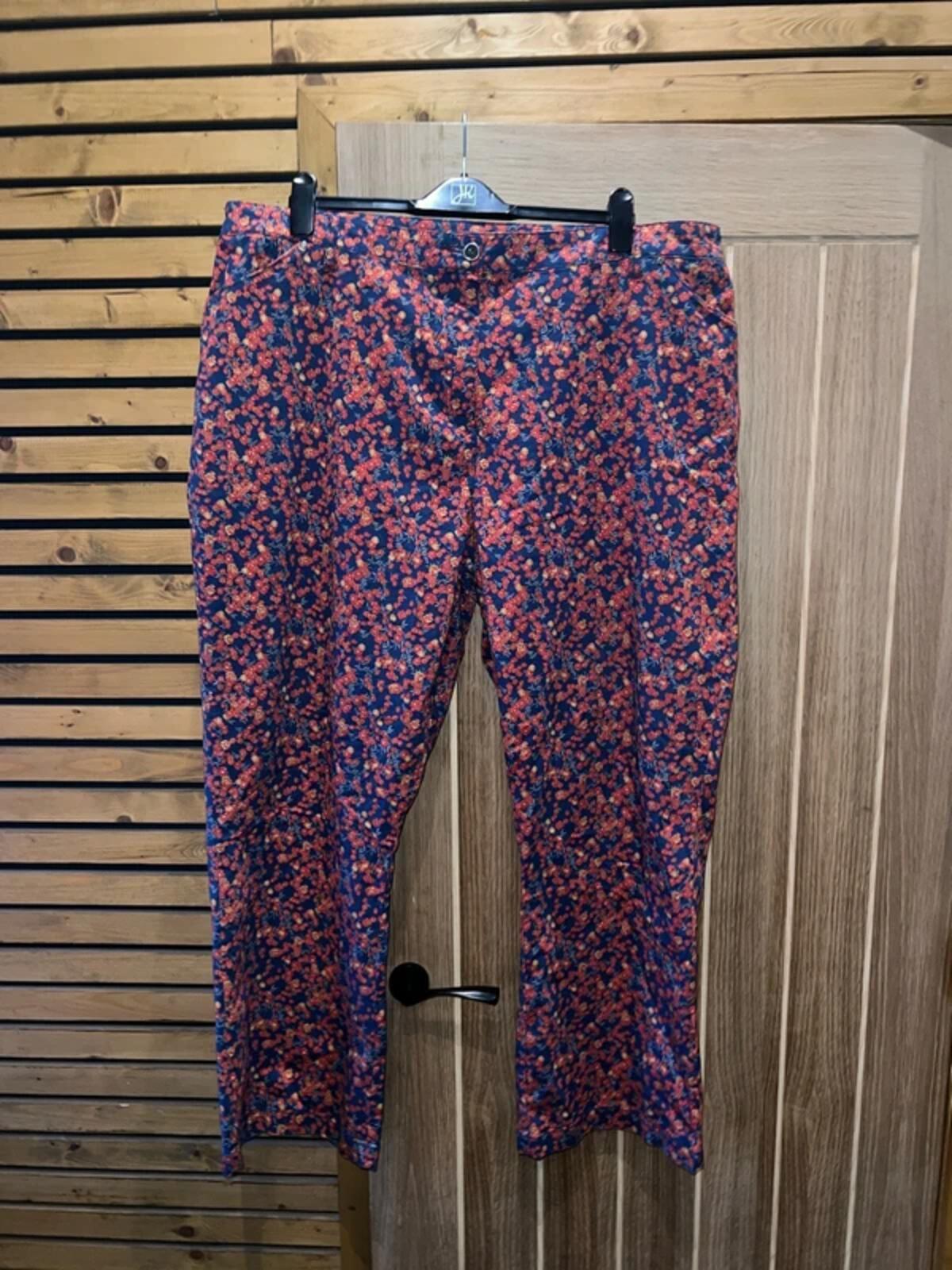 Cotton Traders Ditsy Floral Print Trousers 24