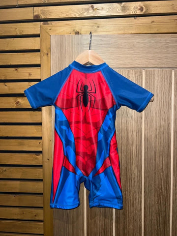 Marvel Spiderman One Piece Swimsuit 18-24m