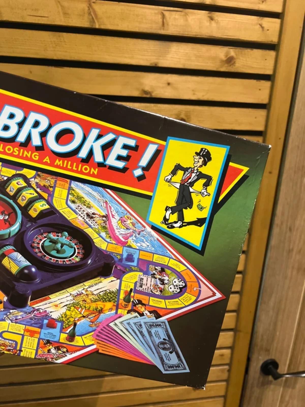 Vintage 1993 Go For Broke Board Game
