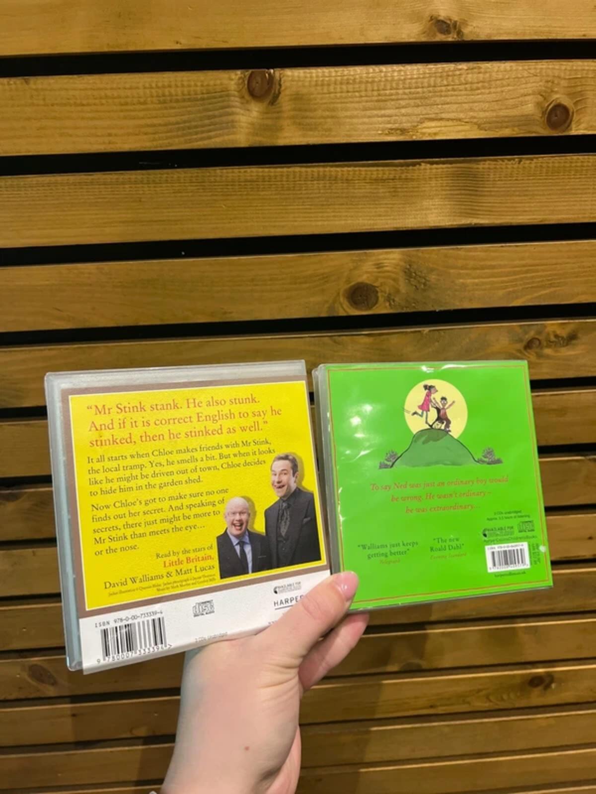 David Walliams Slime & Mr Stink Audiobooks Bundle (6)