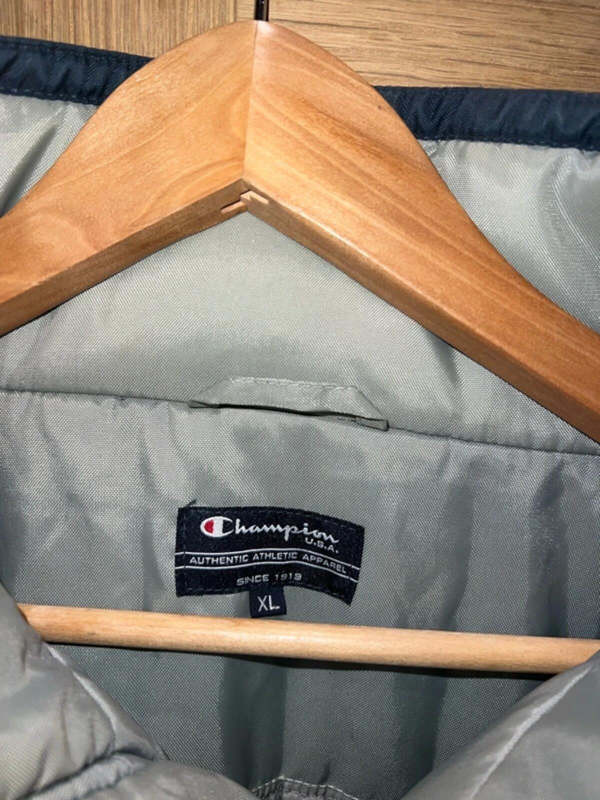 Vintage 1990's Champion Navy Long Sports Jacket XL