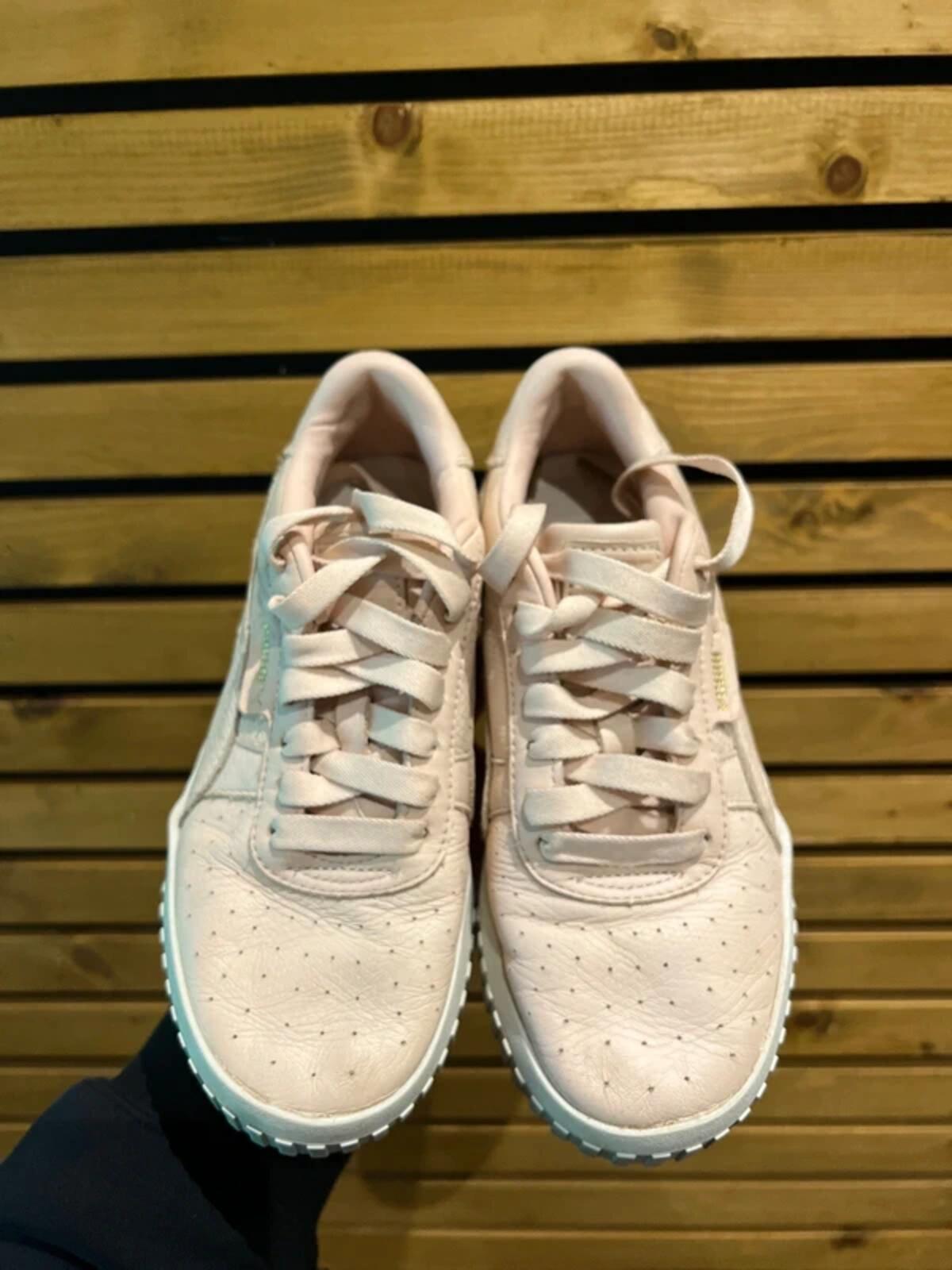 Puma Light Pink Chunky Trainers UK4
