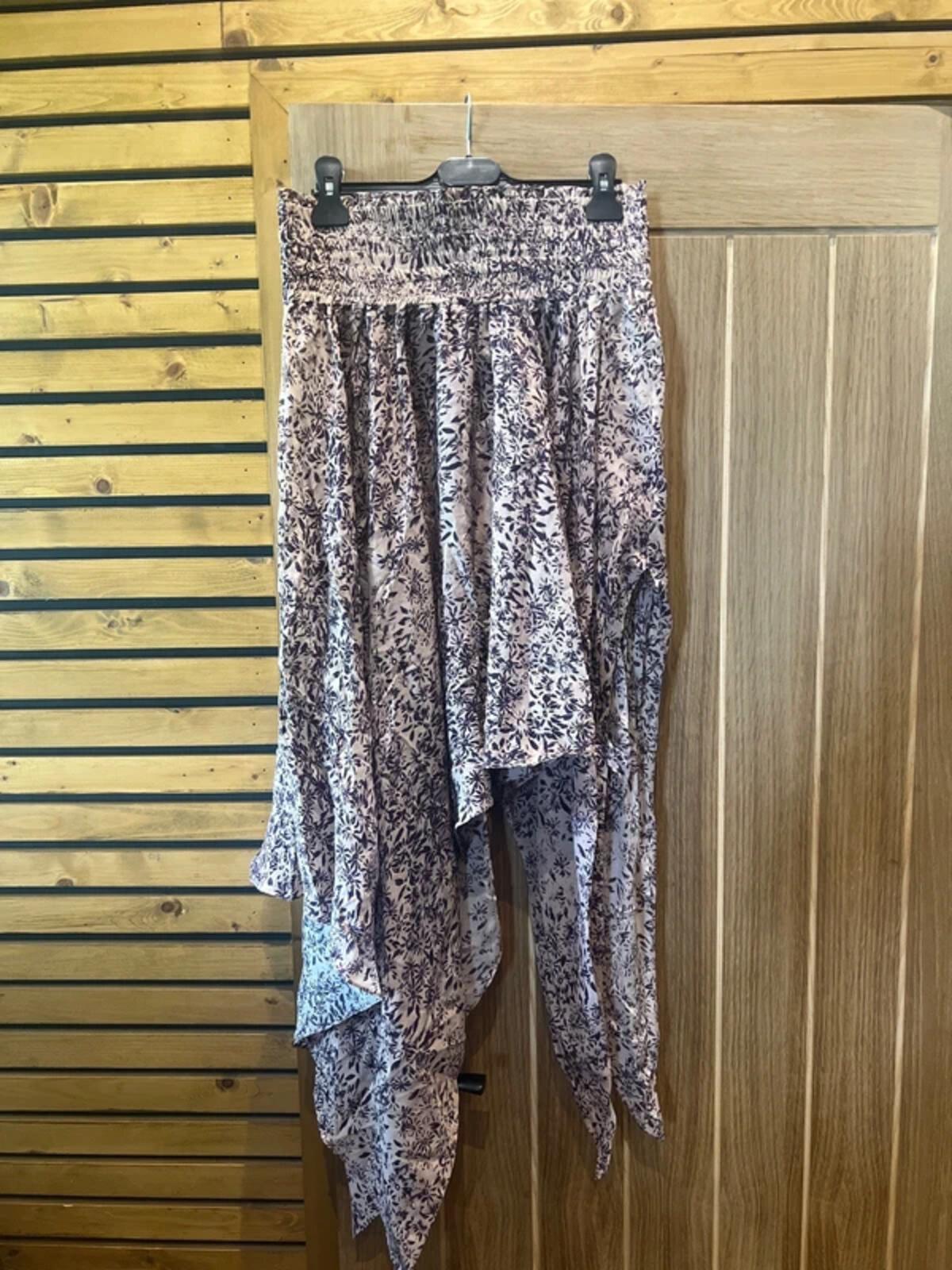 Redemption Italian Silk Asymmetric Skirt M
