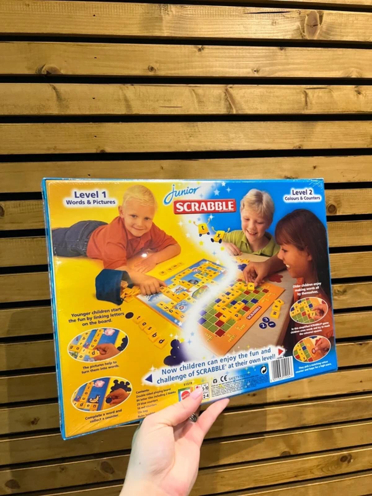 Junior Scrabble Vintage 1999 Kids Board Game NEW