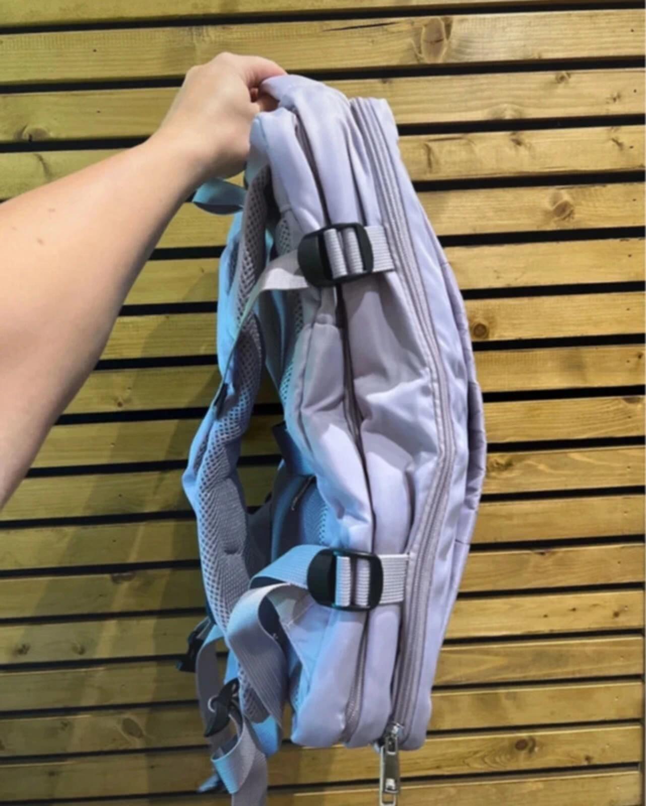 Fioretto Lilac Expandable Travel Backpack NEW