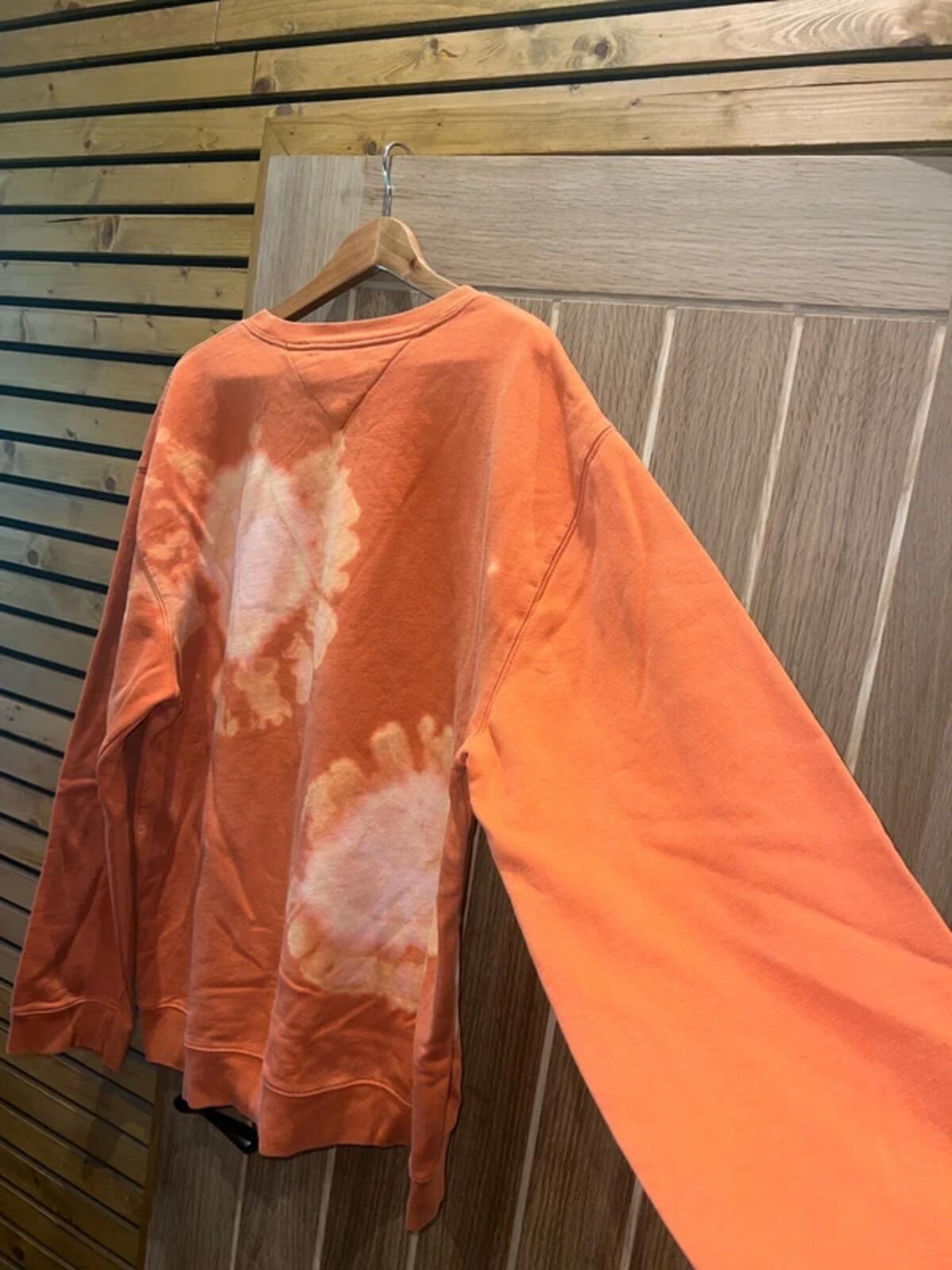 Tommy Hilfiger Orange Tie Dye Sunset Sweatshirt XXL