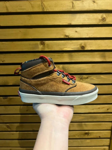 Vans Brown Suede Tartan Mid Trainers UK12