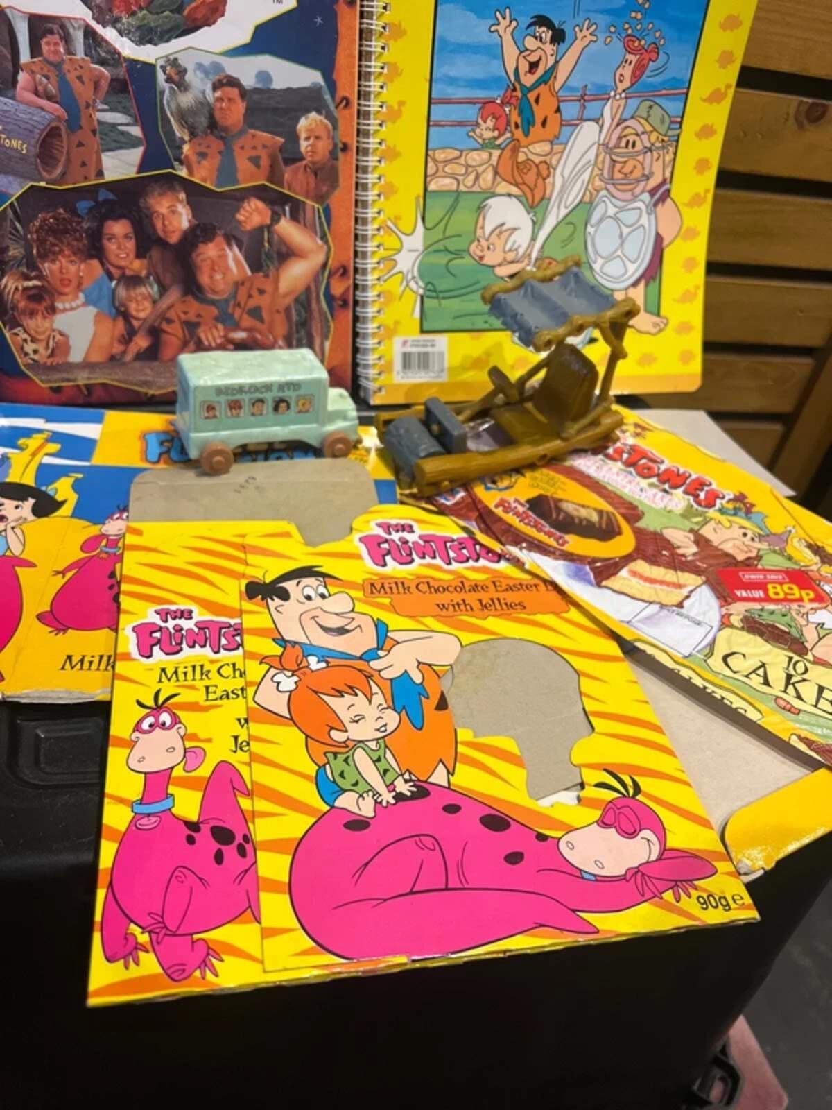 Vintage 1990's The Flintstones Memorabilia Bundle