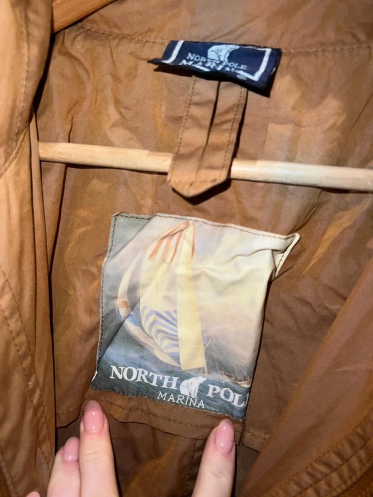 Vintage North Pole Marina Windbreaker Jacket L