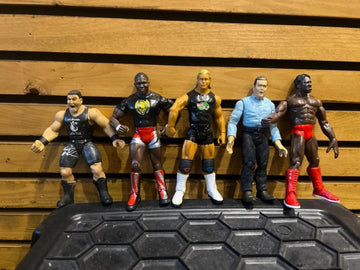 Vintage 1998-2003 WWE Jakks Pacific Wrestling Figures Bundle (5)