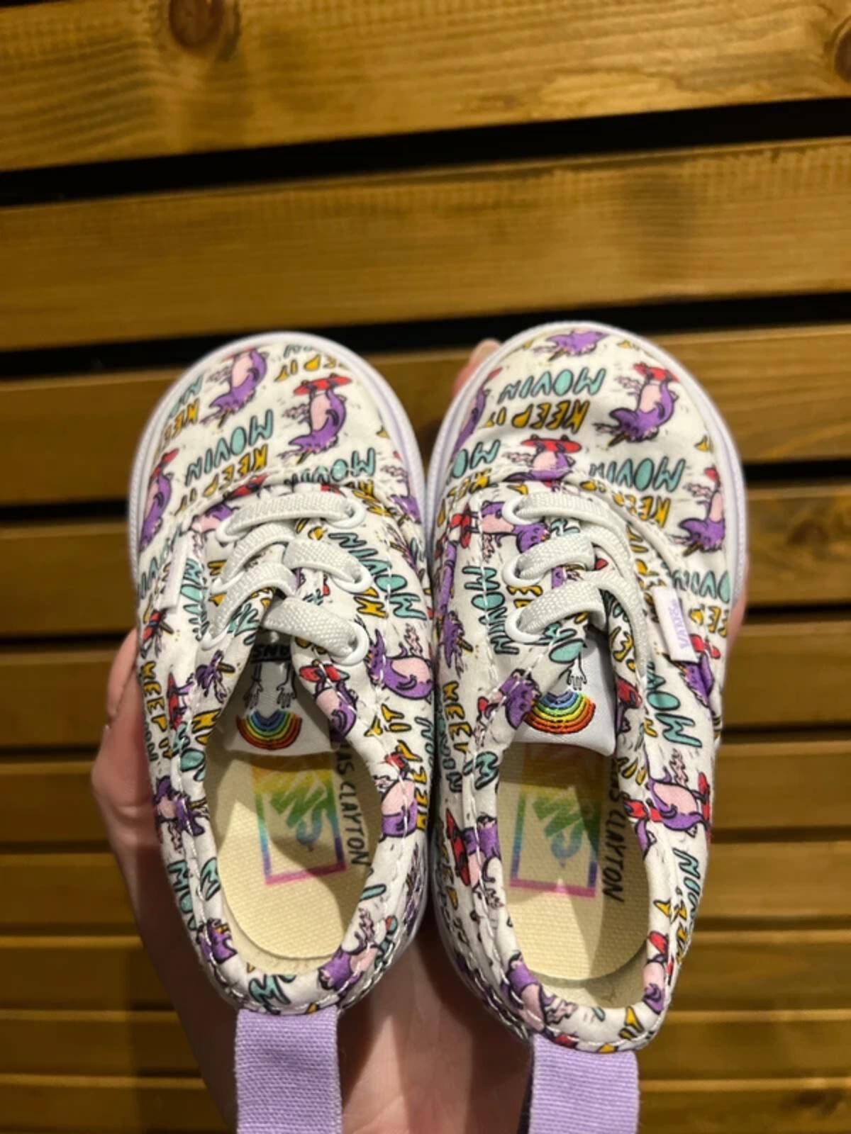 Vans Dallas Clayton Collab Unicorn Trainers UK3.5